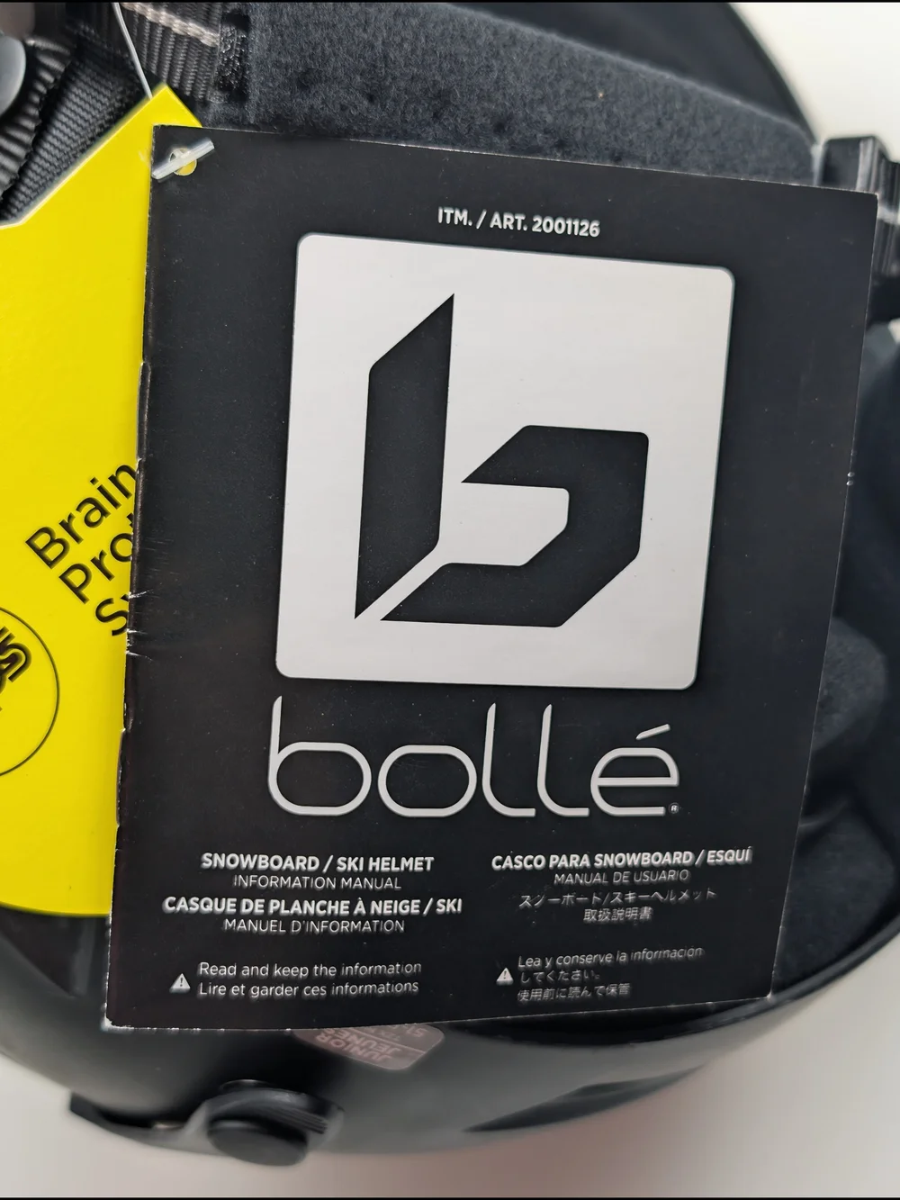 Bollé Junior T2X MIPS Ski Snowboard Helmet Black Matte 51-55cm NWT